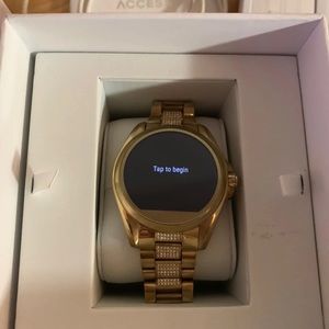 Gold Michael Kors Smart Watch